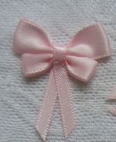 Double noeud en satin 2.5 cm ROSE